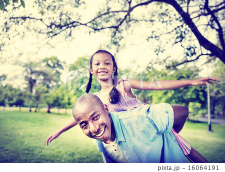 African Family Happiness Holiday Vacation Activity Concept 16064191