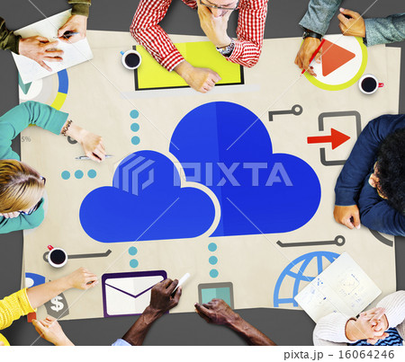 Cloud Computing Network Online Internet Storage Concept 16064246