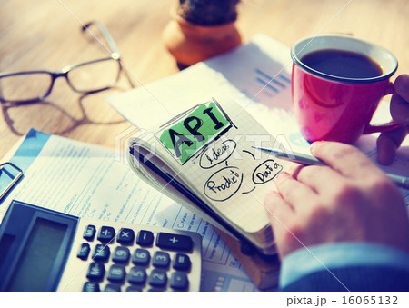 Businessman Api Data Product Ideas Concept Businessman Api Data Product Ideas Concept 16065132