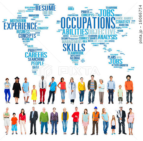 Occupations Careers Community Experience Global Concept Occupations Careers Community Experience Global Concept 16066754