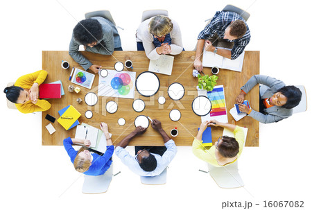 Business People Design Team Brainstorming Meeting Concept 16067082