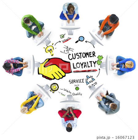 Customer Loyalty Service Support Care Trust Casual Concept Customer Loyalty Service Support Care Trust Casual Concept 16067123