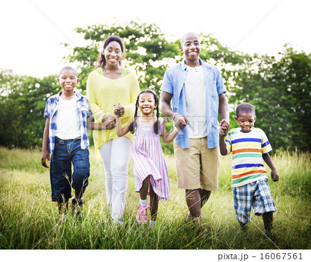 African Family Happiness Holiday Vacation Activity Concept African Family Happiness Holiday Vacation Activity Concept 16067561