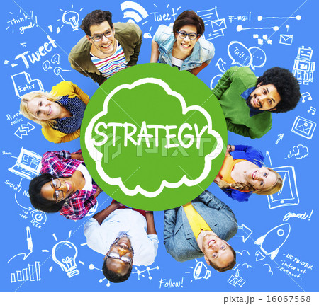 Strategy Online Social Media Networking Marketing Concept Strategy Online Social Media Networking Marketing Concept 16067568