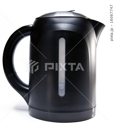 electric tea kettle on a white background .. electric tea kettle on a white background .. 16067747
