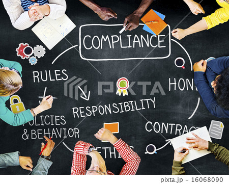 Compliance Rules Responsibility Legal Agreement Concept Compliance Rules Responsibility Legal Agreement Concept 16068090