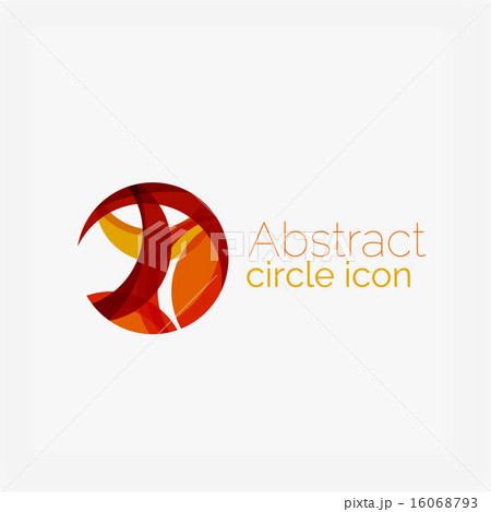 Clean elegant circle shaped abstract geometric logo. Universal for any idea Clean elegant circle shaped abstract geometric logo. Universal for any idea 16068793