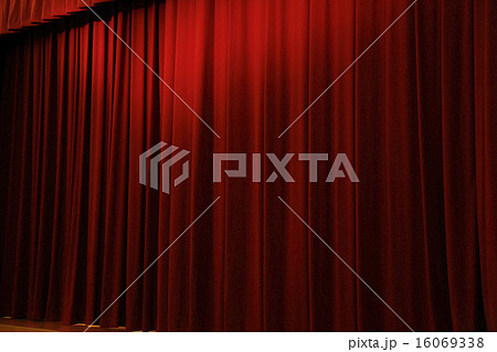 緞帳　レッドカーテン 16069338