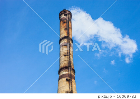 Smoke stack of the industrial plant Smoke stack of the industrial plant 16069732