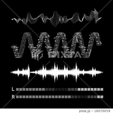 Vector sound waves set 16070059