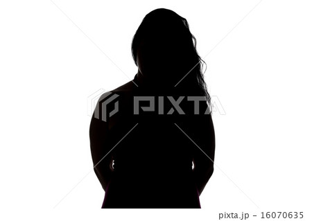 Photo of silhouette curvy woman 16070635