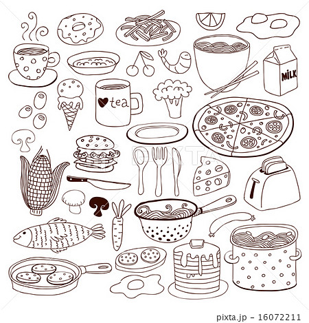 Meal and ware doodle set 16072211