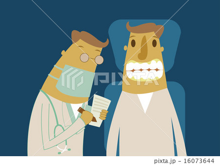 Patient with dentist in a dental treatment 16073644