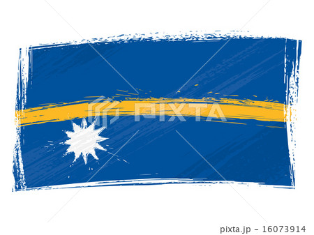 Grunge Nauru flag 16073914