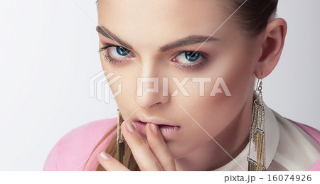 Close Up Portrait of Young Woman 16074926