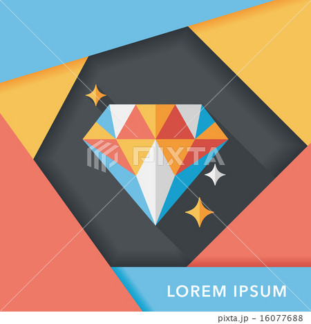 Propose diamond ring flat icon with long shadow,eps10 Propose diamond ring flat icon with long shadow,eps10 16077688