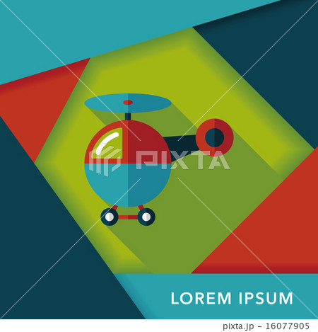 helicopter flat icon with long shadow,eps10 helicopter flat icon with long shadow,eps10 16077905