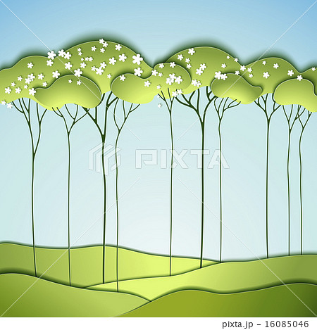 Abstract spring tree 16085046