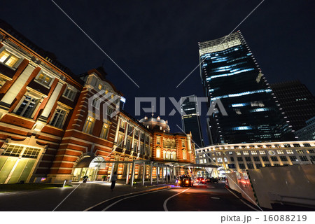 東京駅周辺夜景 pemirngM 写真素材 東京駅周辺夜景 pemirngM 写真素材 16088219