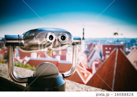 Coin Operated Telescope Binocular For Sightseeing Coin Operated Telescope Binocular For Sightseeing 16088828