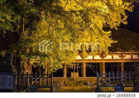 喜多方市　新宮熊野神社　長床 16088939