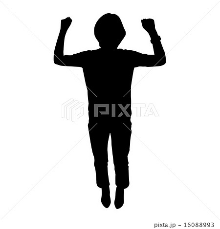 シルエットのイラスト素材