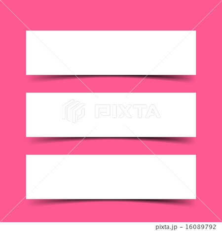 Banners with shadows 16089792