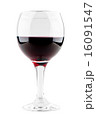 Glass of red wine 16091547