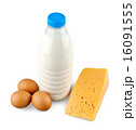 Milk, eggs and cheese 16091555
