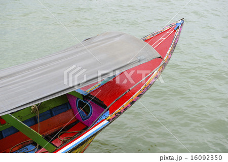 Long tail wooden thai boat at Phuket Long tail wooden thai boat at Phuket 16092350