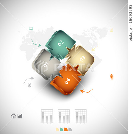 Business infographic template 16093595