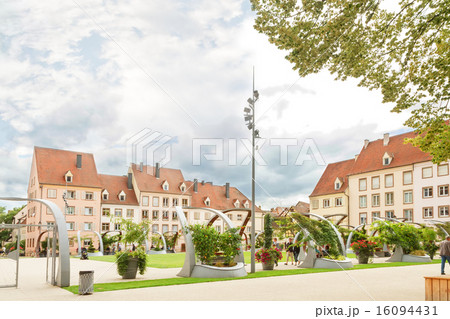 France, Alsace, Colmar, View of old hospital 16094431