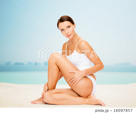 beautiful woman touching her hips beautiful woman touching her hips 16097857