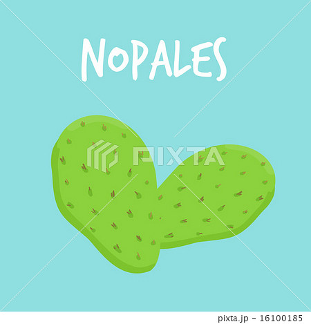 leaves of a prickly pear cactus call nopales leaves of a prickly pear cactus call nopales 16100185