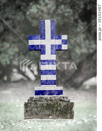 Gravestone in the cemetery - Greece Gravestone in the cemetery - Greece 16101467