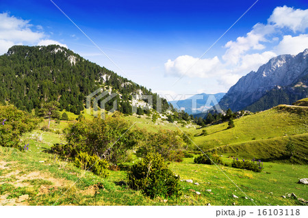 mountains landscape in Pyrenees, Catalonia mountains landscape in Pyrenees, Catalonia 16103118