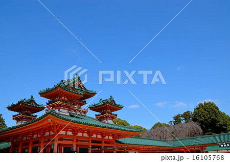 京都 平安神宮の白虎楼 京都 平安神宮の白虎楼 16105768