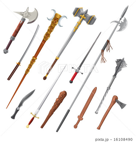 Set of different weapons 16108490