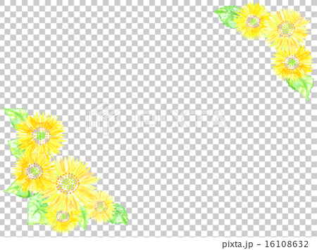 Sunflower Sunflower Sunflower Plant Summer Stock Illustration