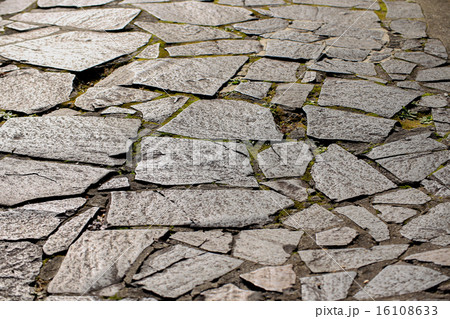 長崎　平和公園の石畳 16108633