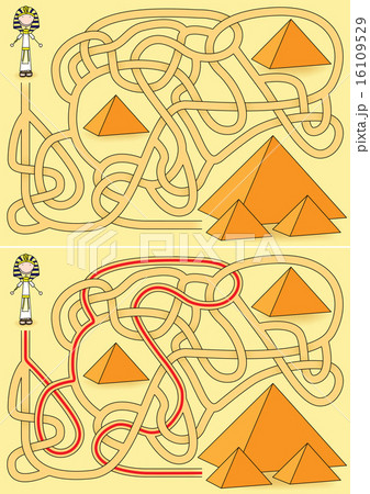 Pyramid maze 16109529