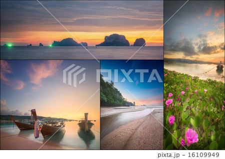 The beautiful panorama of Thailanda and islands. The beautiful panorama of Thailanda and islands. 16109949