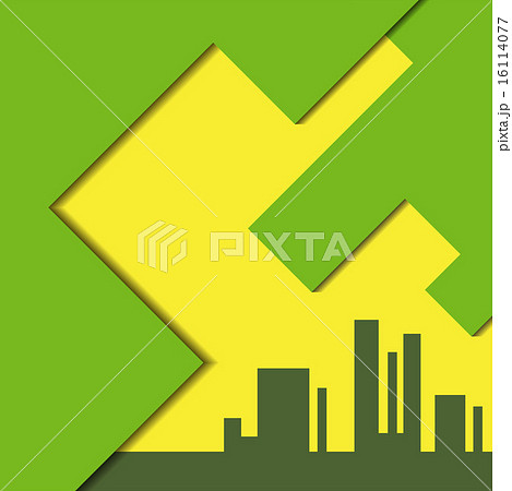 city silhouette and abstract sky 16114077