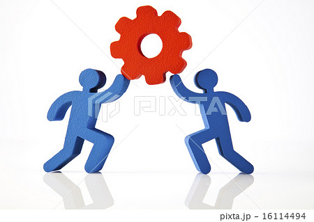 Conceptual image of teamwork 16114494
