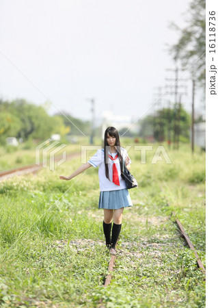 Asian school girl 16118736