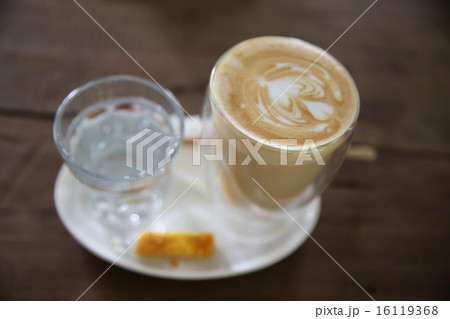coffee on wood background coffee on wood background 16119368