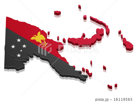 Map Papua New Guinea 16119565