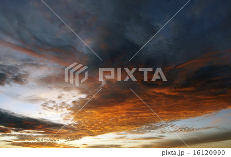 Colored Clouds At Sunset 16120990