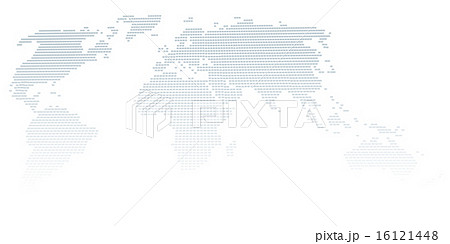 世界　地図　アイコン 16121448