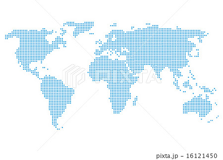 世界 地図 アイコンのイラスト素材